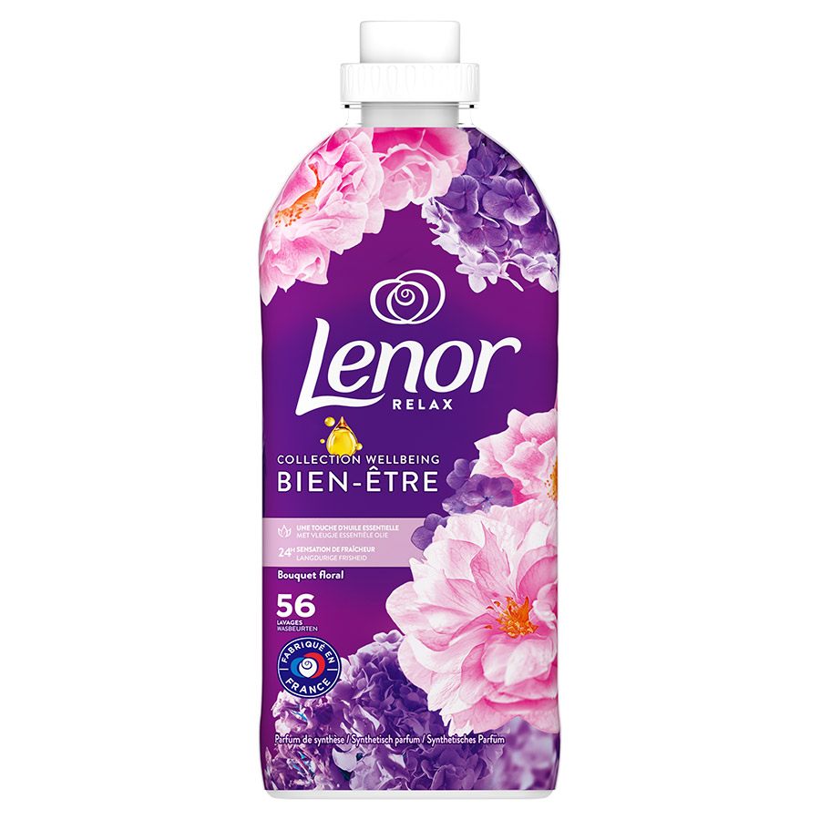 Lenor Relax Συμπυκνωμένο Μαλακτικό Ρούχων Floral Bouquet 56mez. 1,176lt.