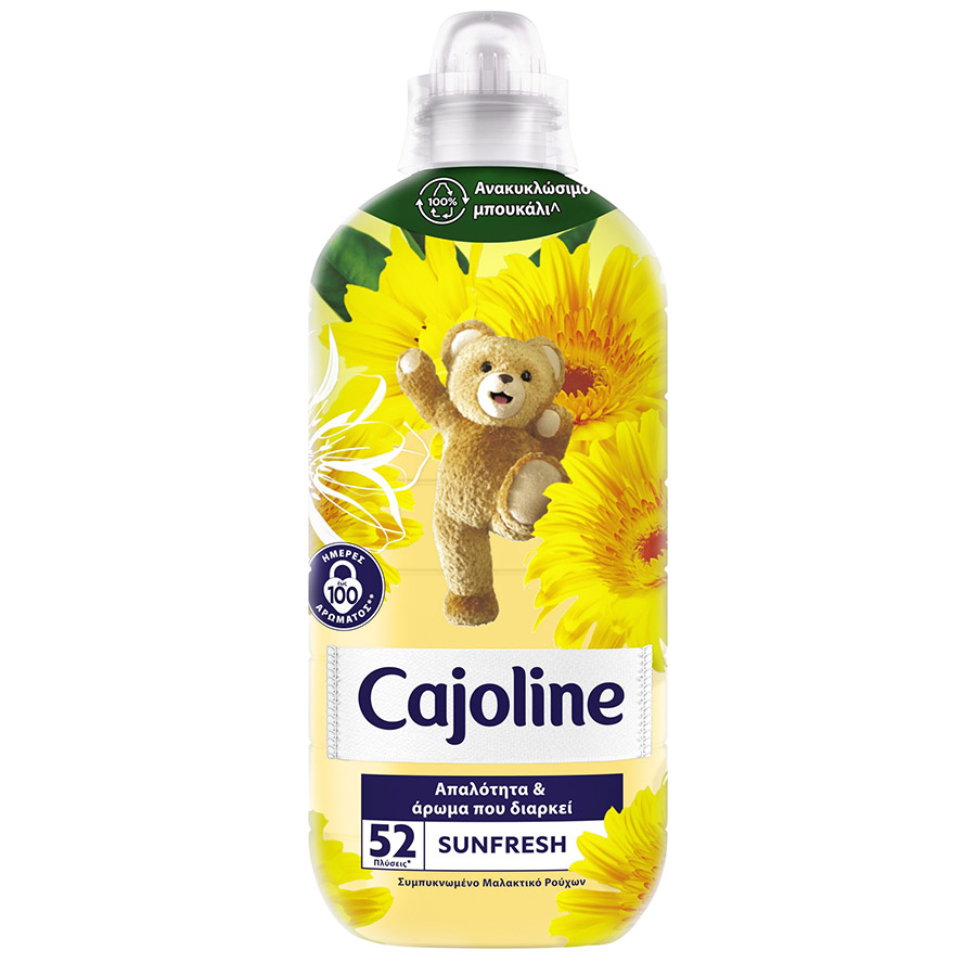 Cajoline Συμπυκνωμένο Μαλακτικό Ρούχων Sunfresh 52mez. 1,096lt.