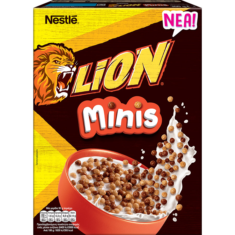 Nestle Lion Δημητριακά Minis 300γρ.