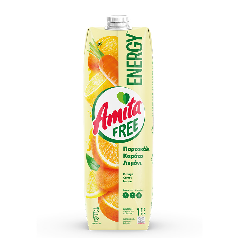 Amita Free Energy Φρουτοποτό 1lt.