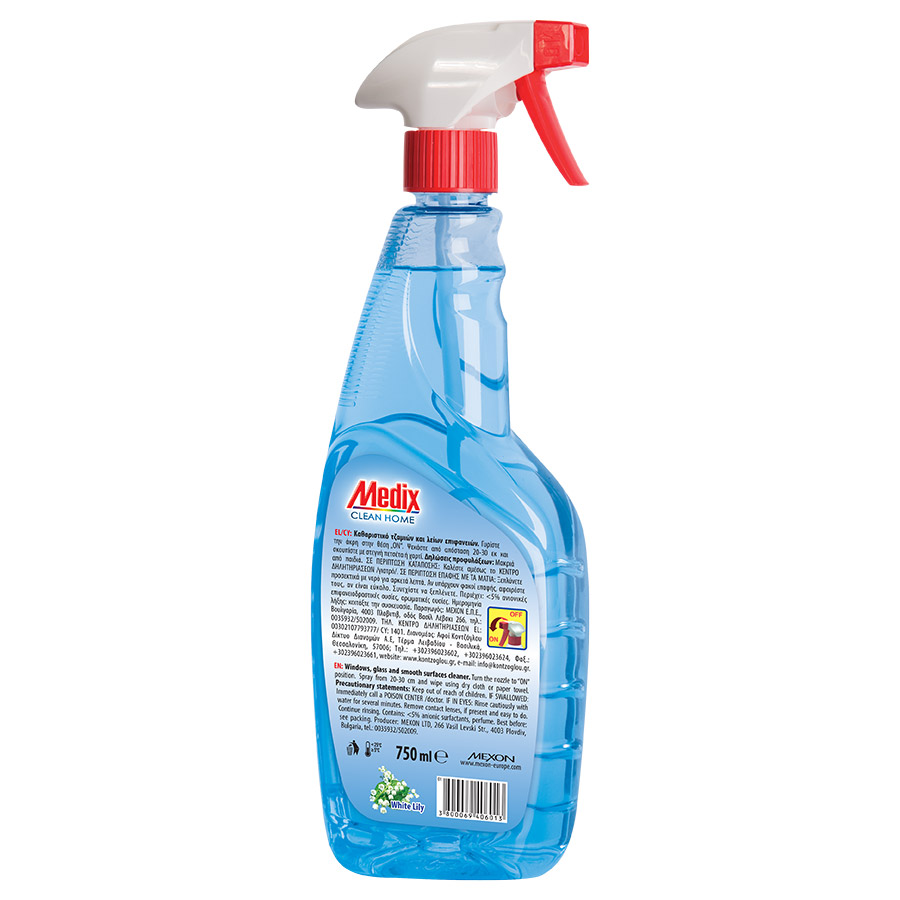 Medix Clean Home Καθαριστικό Τζαμιών Shine 750ml.