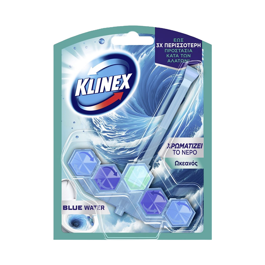 Klinex Blue Water Μπλοκ Τουαλέτας Ωκεανός 48γρ.