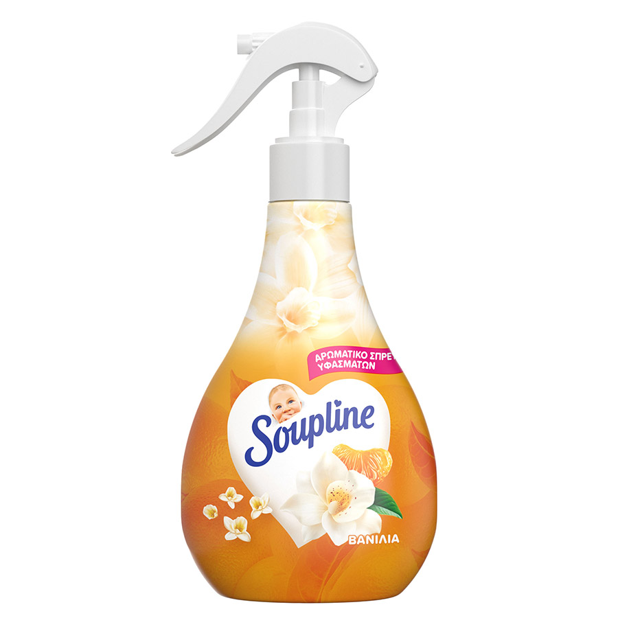 Soupline Αρωματικό Σπρέι Υφασμάτων Βανίλια 300ml.