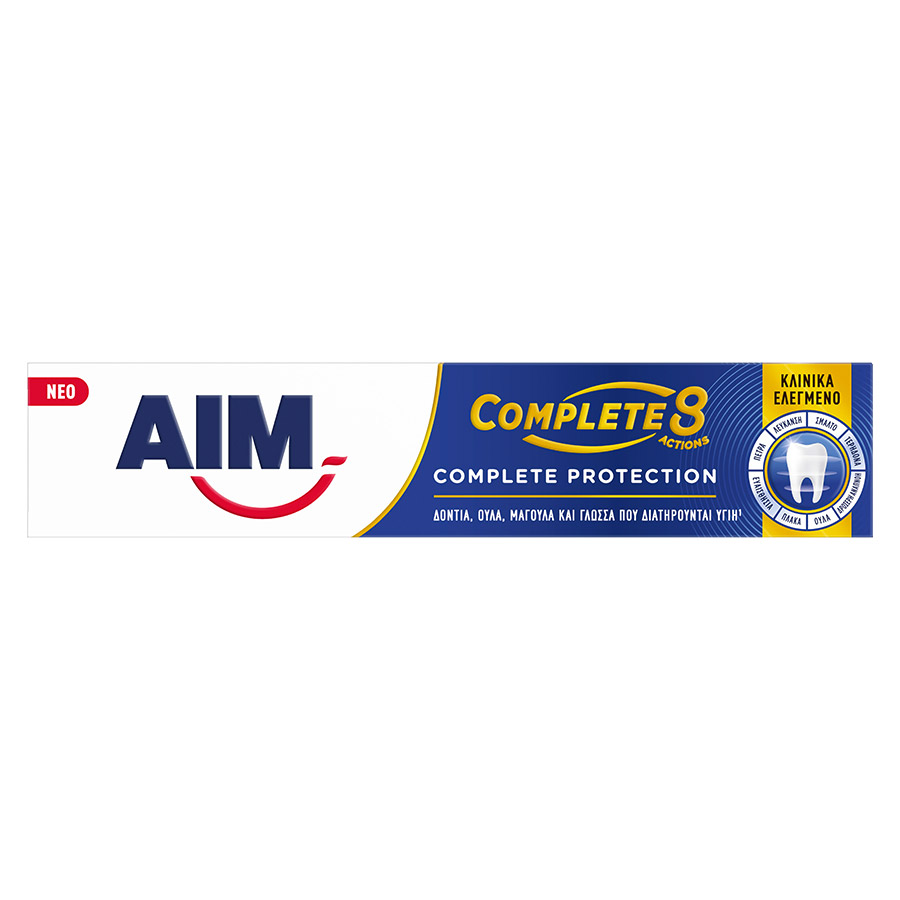 Aim Complete 8 Actions Οδοντόκρεμα Complete Protection 75ml.