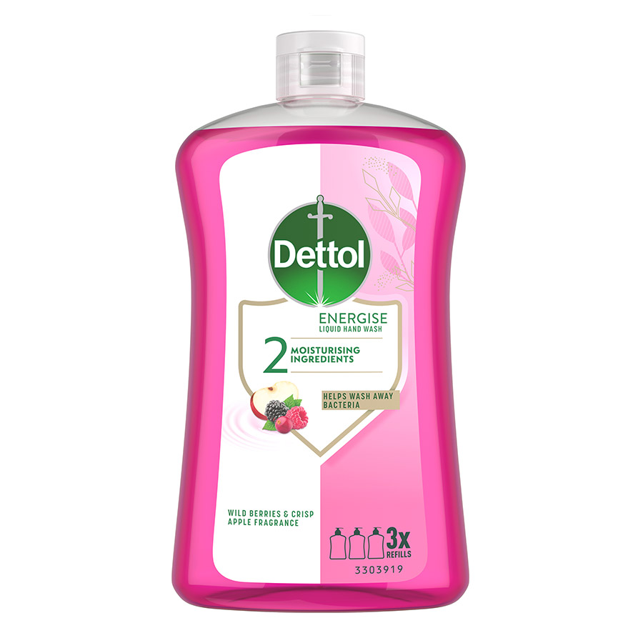 Dettol Κρεμοσάπουνο Wild Berry Ανταλλακτικό 750ml.