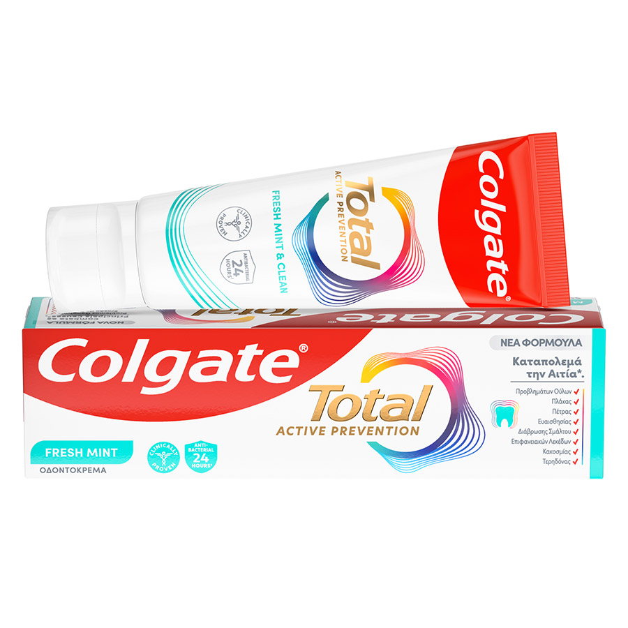 Colgate Total Active Prevention Οδοντόκρεμα Fresh Mint 75ml.