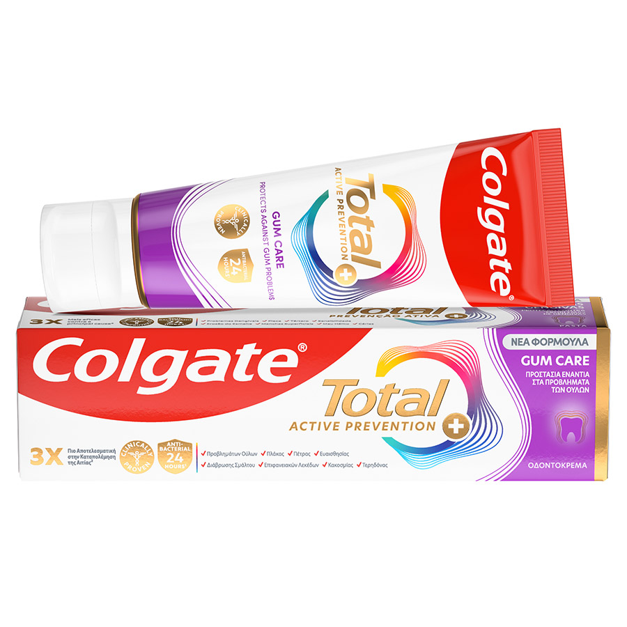Colgate Total Active Prevention Plus Οδοντόκρεμα Gum Care 75ml.