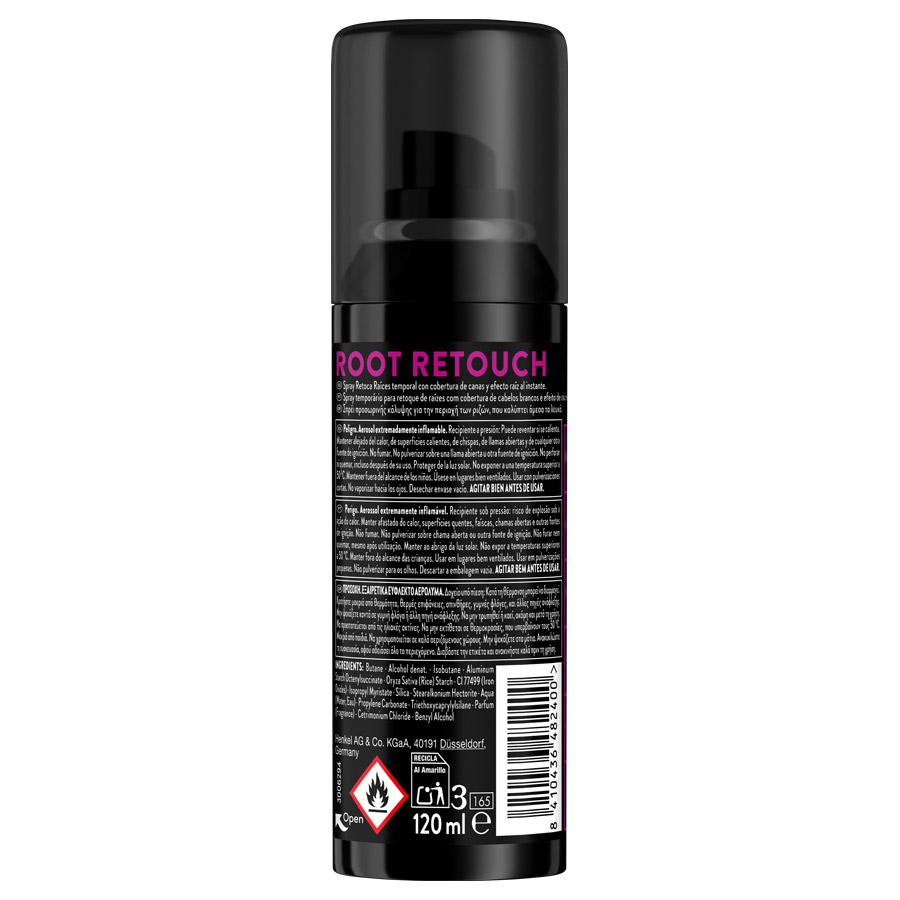 Syoss Root Retouch Μαύρο 120ml.