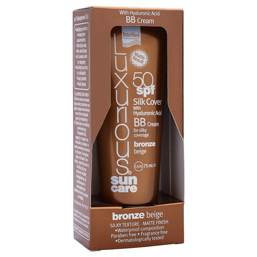 Intermed Luxurious Αντηλιακό Silk Cover Bronze 75ml.