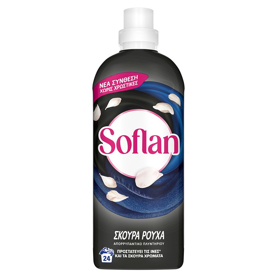 Soflan Bivalent Υγρό Απορρυπαντικό Πλυντηρίου Ρούχων Dark Fashion 24mez. 960ml.
