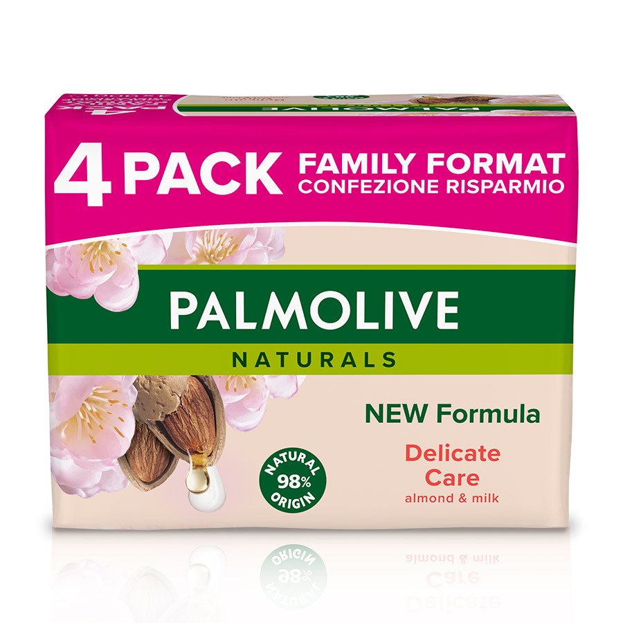 Palmolive Naturals Σαπούνι Λευκό 4x90γρ.