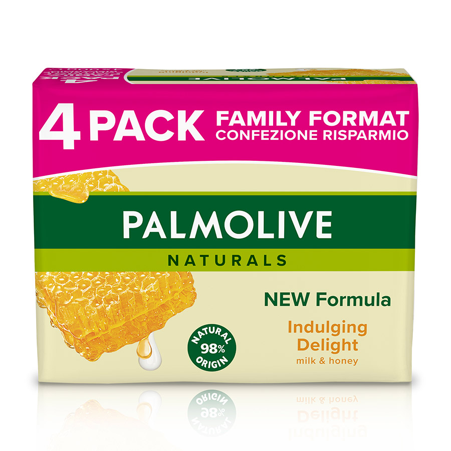 Palmolive Naturals Σαπούνι Μέλι & Γάλα 4x90γρ.