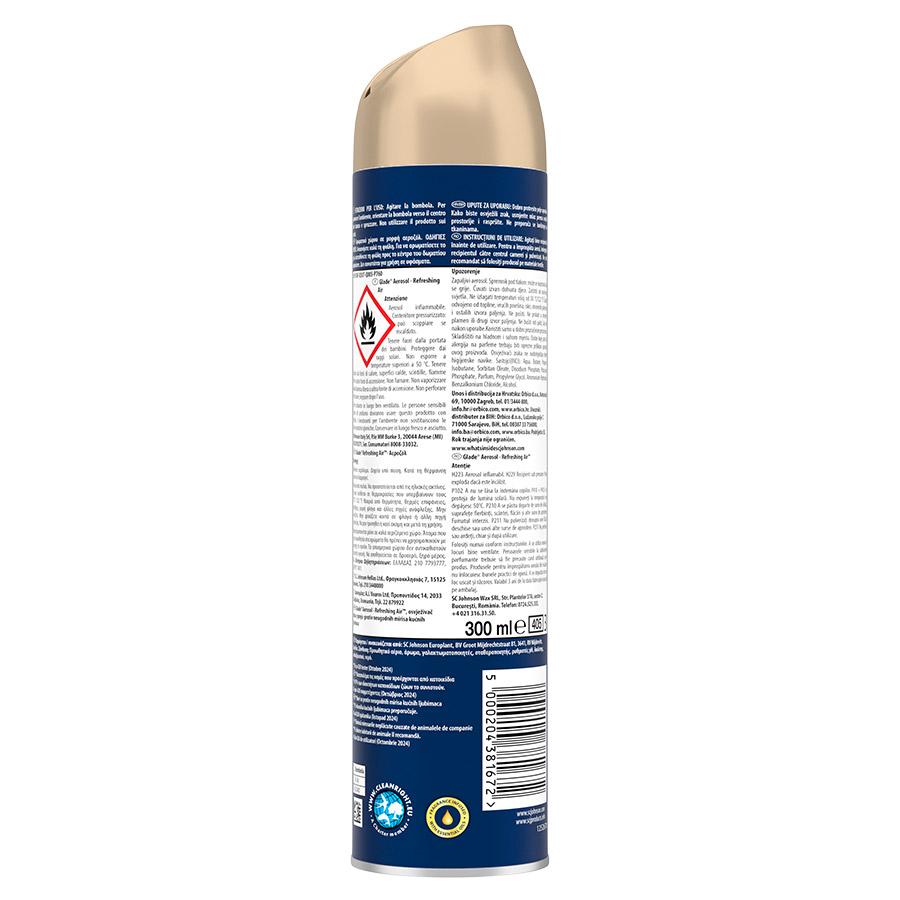 Glade Aerosol Αρωματικό Χώρου Pet Refreshing Air 300ml.