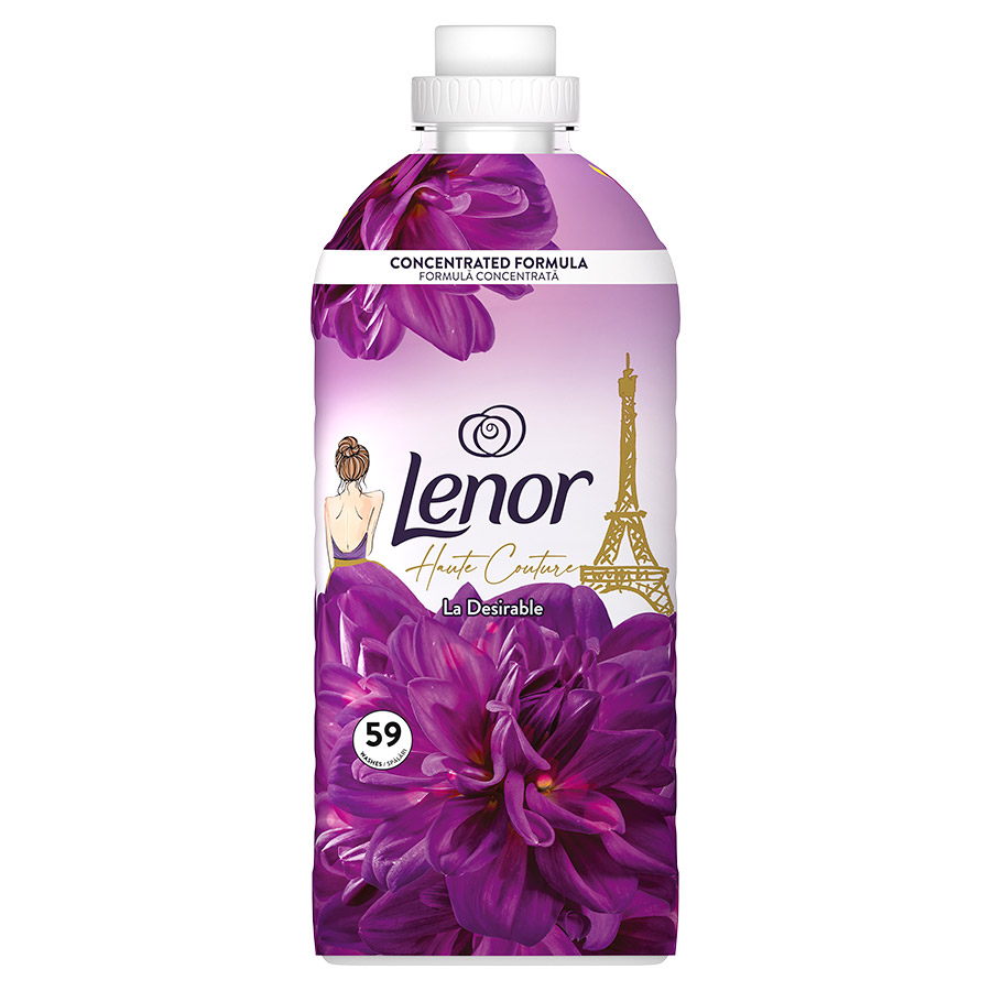 Lenor Haute Coutoure Συμπυκνωμένο Μαλακτικό Ρούχων  La Desirable 59mez. 1,239lt.