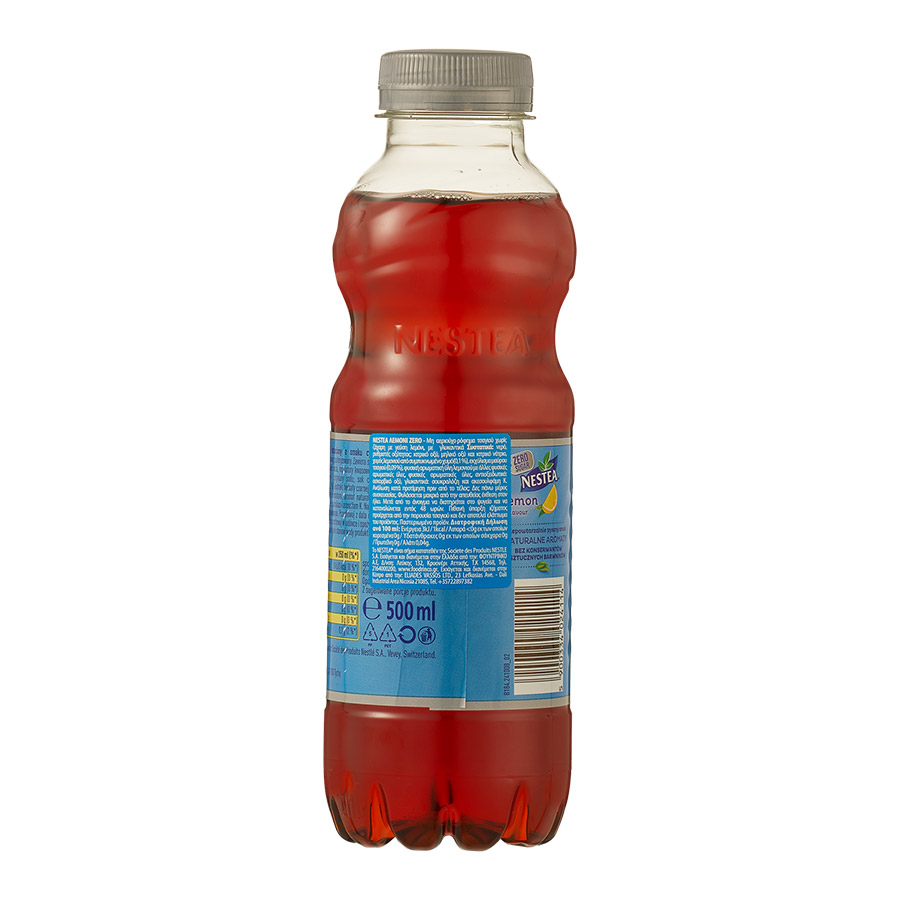 Nestea Μαύρο Τσάι Με Γεύση Λεμόνι Χωρίς Ζάχαρη 500ml.