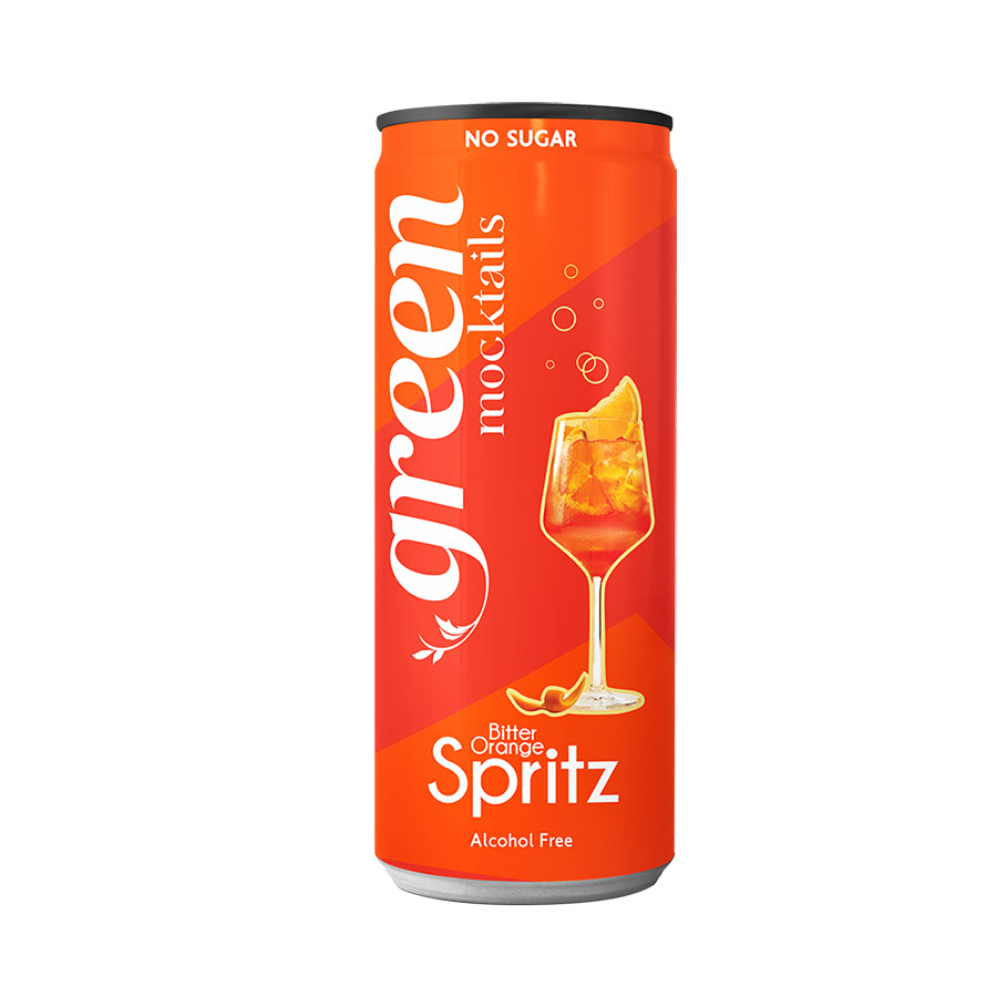 Green Mocktails Bitter Orange Spritz 4x330ml.