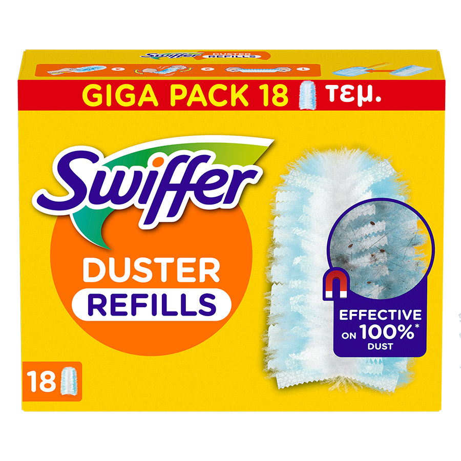 Swiffer Duster Φτερά Ξεσκονίσματος Ανταλλακτικά Giga Pack 18τεμ.