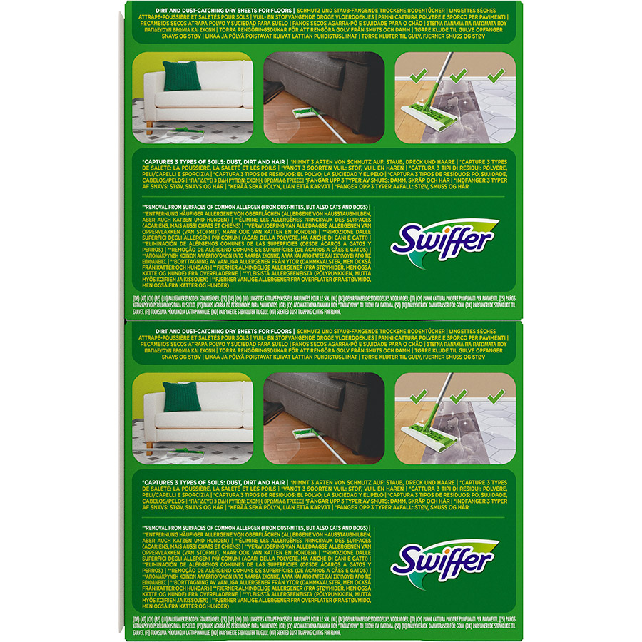 Swiffer Στεγνά Πανάκια Καθαρισμού Για Το Πάτωμα Fresh Ανταλλακτικά Giga Pack 54τεμ.