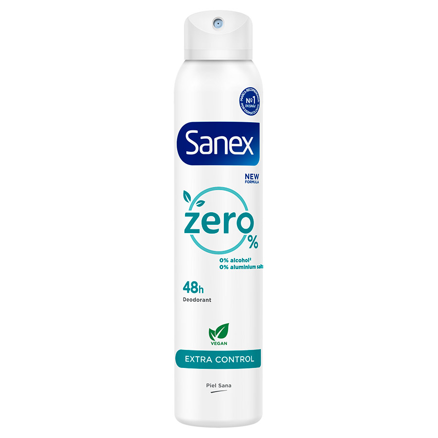 Sanex Zero% Αποσμητικό Σπρέι Extra Control 200ml.