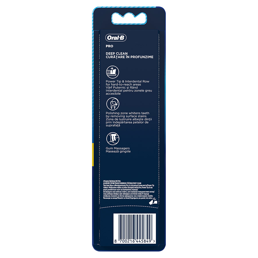 Oral B Pro Expert Οδοντόβουρτσα Deep Clean 40 Μέτρια 2τεμ.