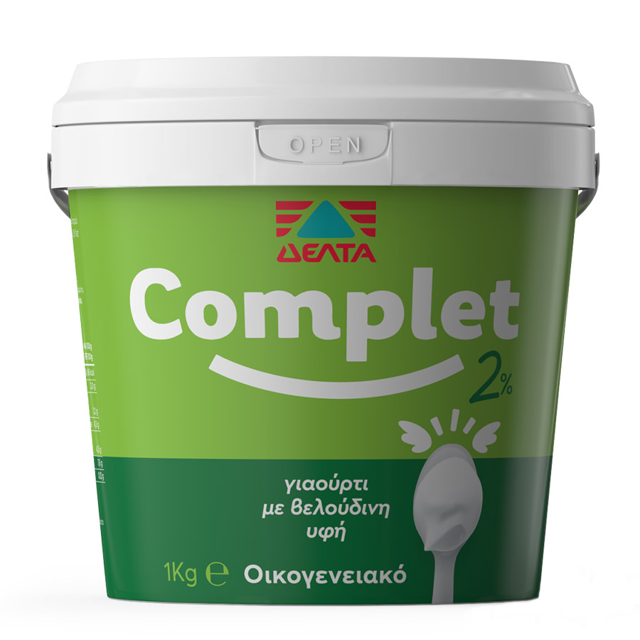 Δέλτα Complet Γιαούρτι 2% Λιπαρά 1kg.
