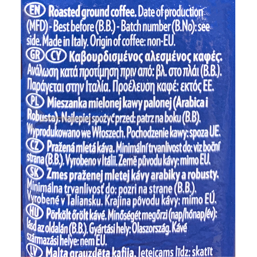 Lavazza Crema E Gusto Καφές Espresso Classico Αλεσμένος 2x250γρ.