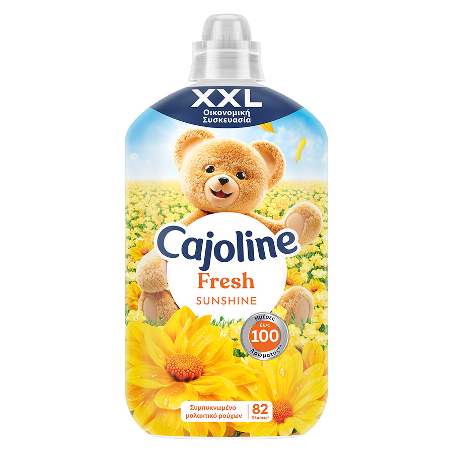 Cajoline Συμπυκνωμένο Μαλακτικό Ρούχων Sunfresh 82mez. 1,725lt.