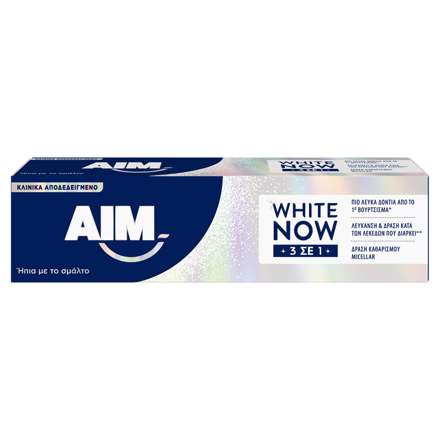 Aim White Now Οδοντόκρεμα 3σε1 75ml.
