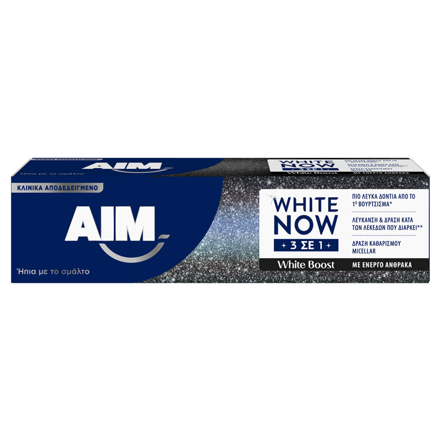Aim White Now Οδοντόκρεμα White Boost 3σε1 75ml.