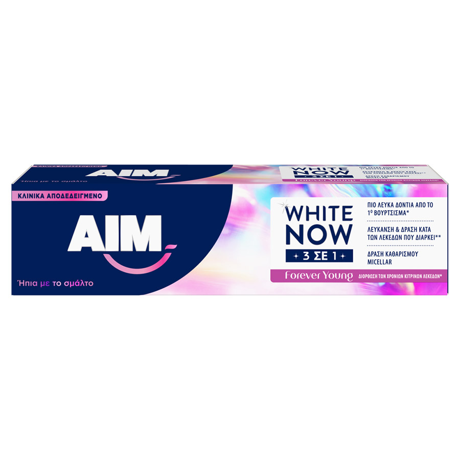 Aim White Now Οδοντόκρεμα Forever Young 3σε1 75ml.