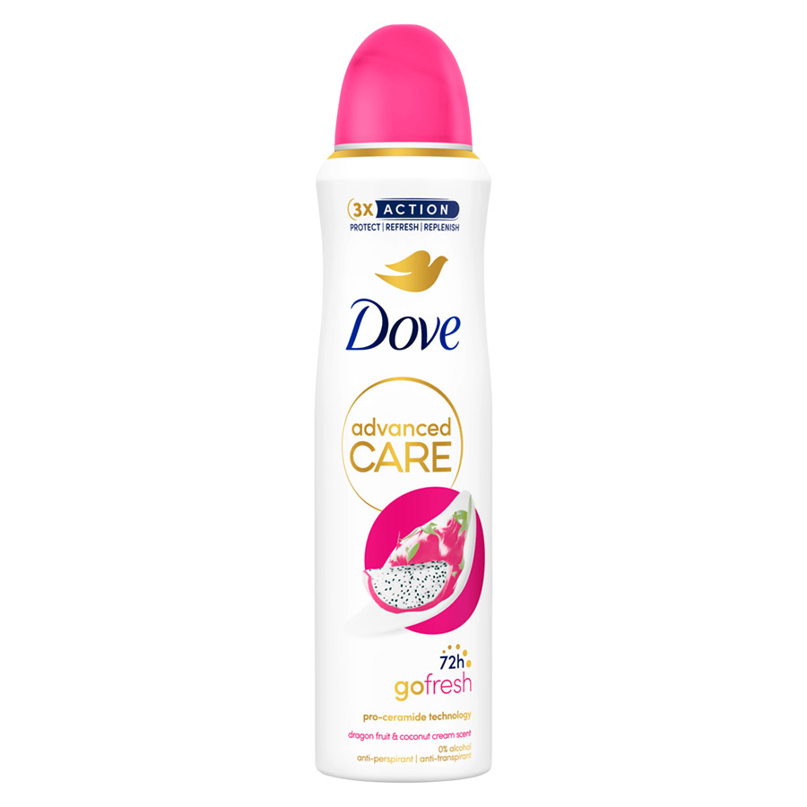 Dove Αποσμητικό Σπρέι Advanced Care Dragonfruit 150ml.