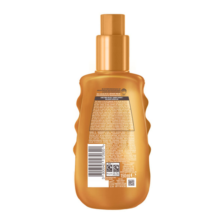 Garnier Ambre Solaire Ideal Bronze Αντιηλιακό Σπρέυ SPF30 200ml.