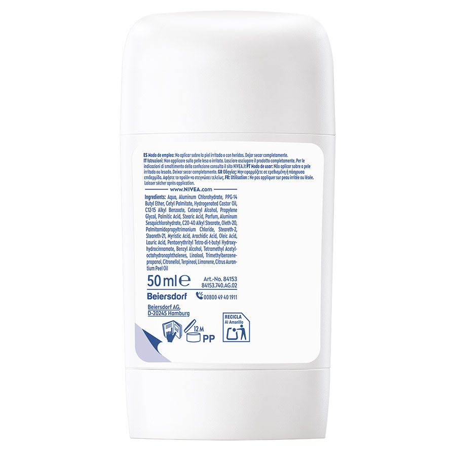 Nivea Black & White Invisible Αποσμητικό Στικ 50ml.