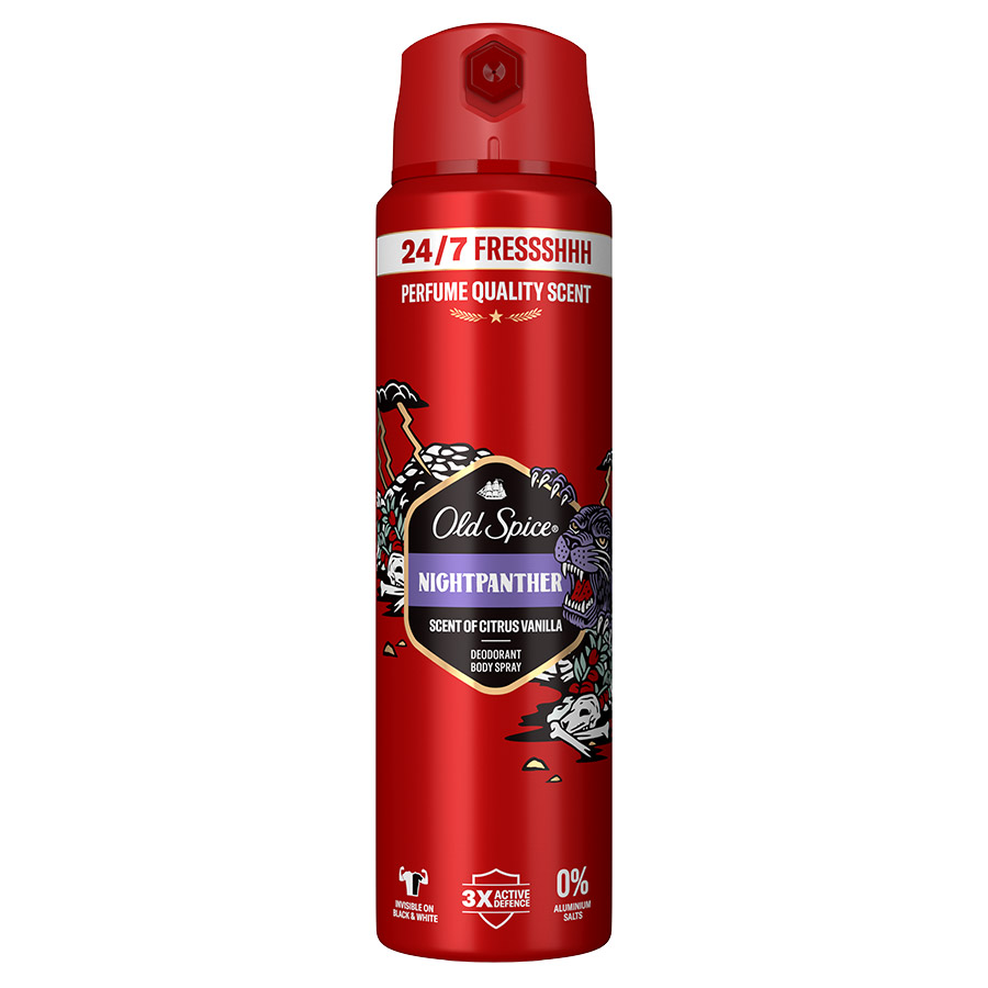 Old Spice Night Panther Αποσμητικό Σπρέι 150ml.