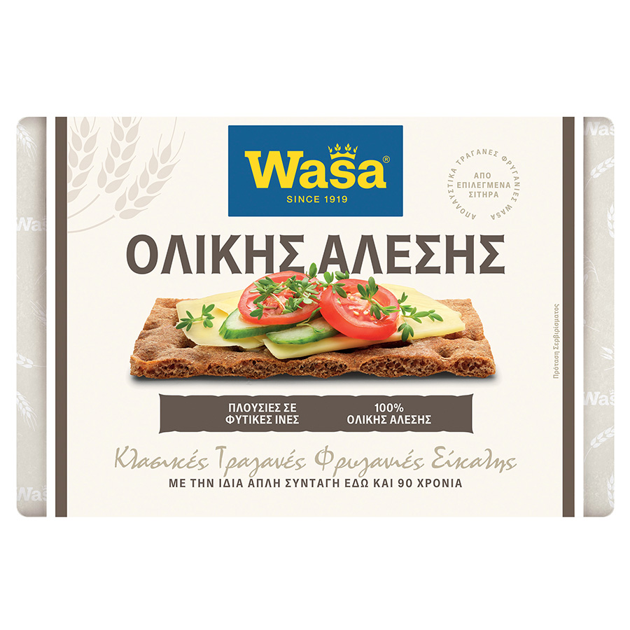 Wasa Φρυγανιές Ολικής Άλεσης 260γρ.
