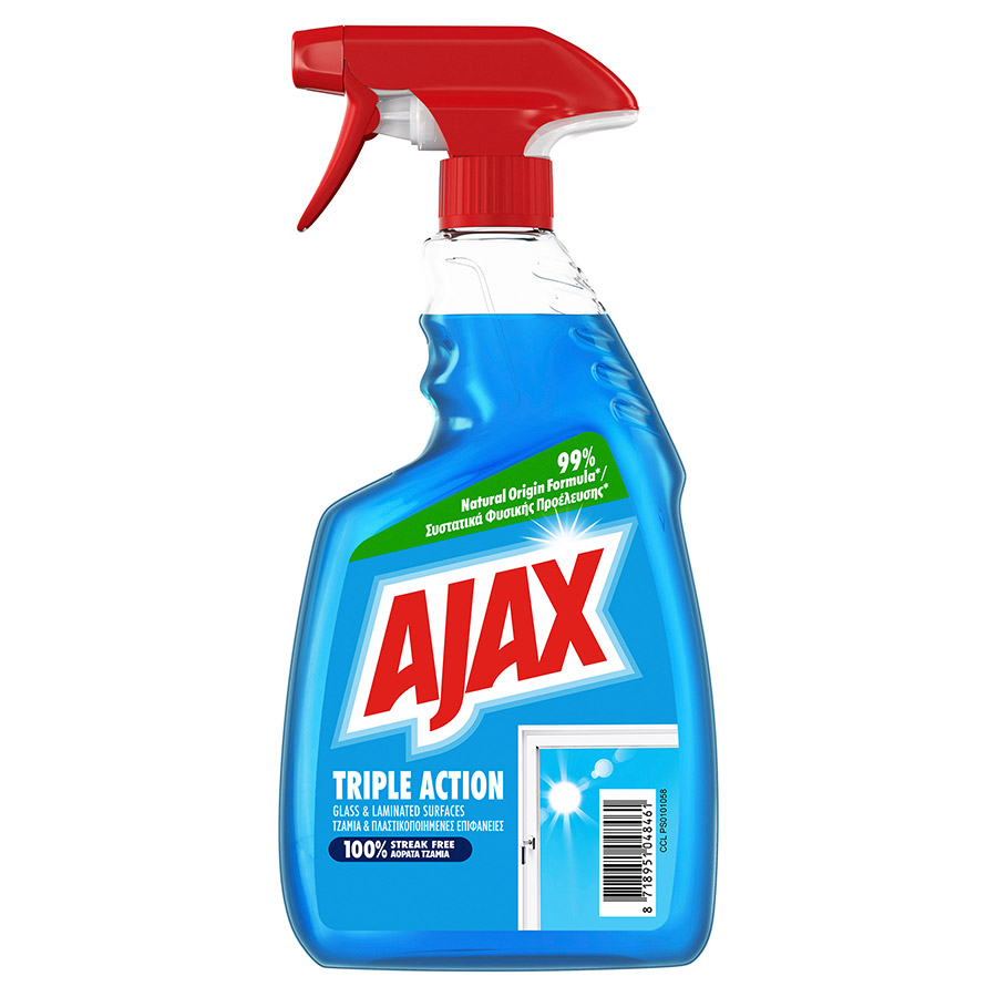 Ajax Τζαμιών Triple Action 750ml.