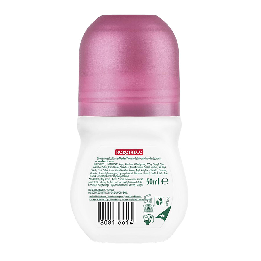 Borotalco Αποσμητικό Roll-On Soft 50ml.