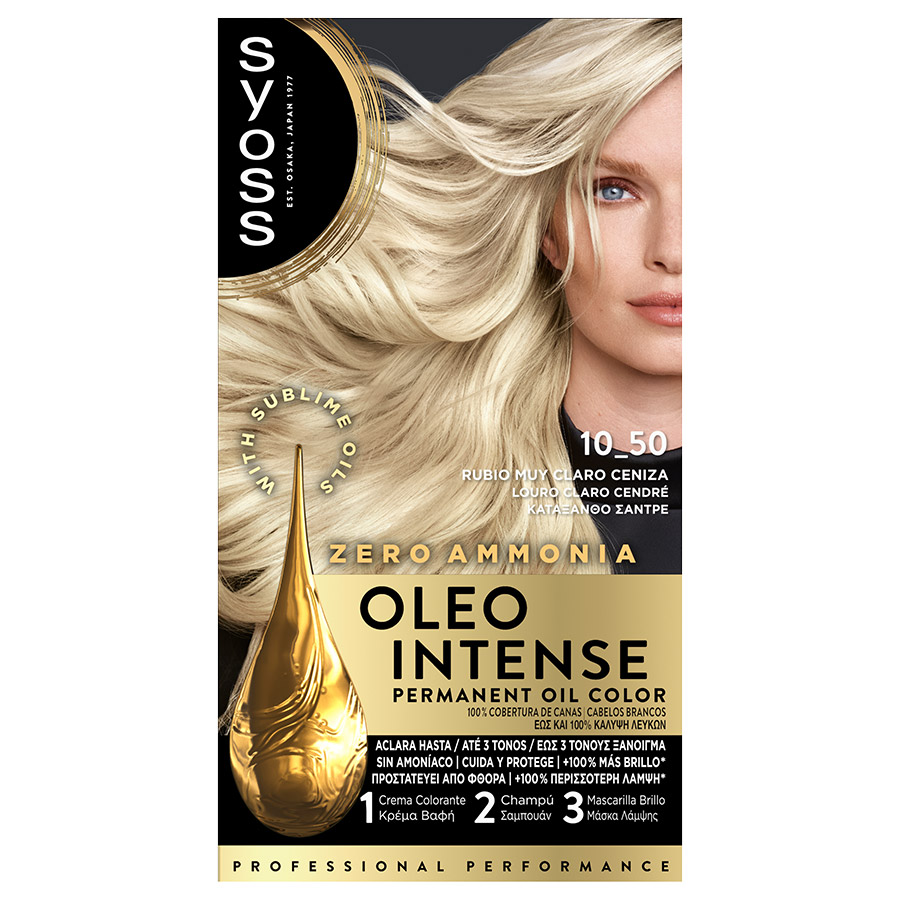 Syoss Βαφή Μαλλιών Oleo Intense No10-50 Κατάξανθο Σαντρέ