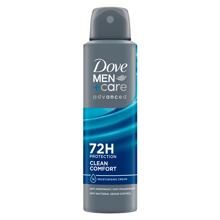 Dove Men+ Care Αποσμητικό Σπρέι Advanced Clean Comfort 150ml.
