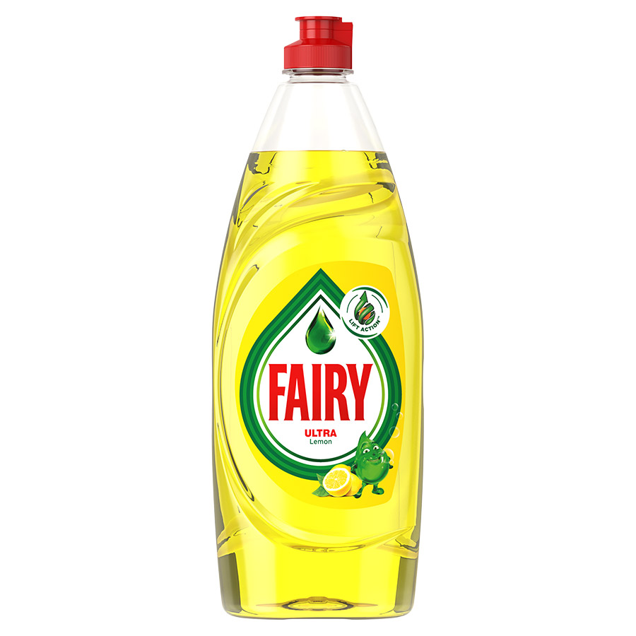 Fairy Ultra Υγρό Απορρυπαντικό Πιάτων Λεμόνι 654ml.