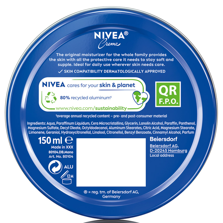 Nivea Κρέμα 150ml.