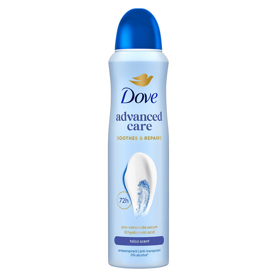Dove Αποσμητικό Σπρέι Advanced Care Talco 150ml.