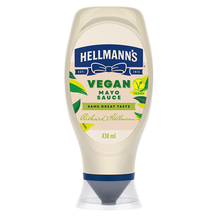 Hellmann's Μαγιονέζα Vegan Top Down 430ml.
