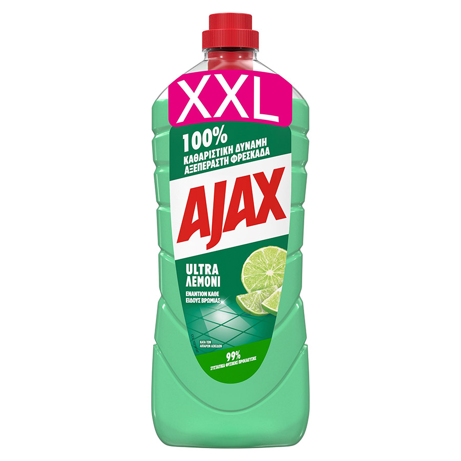 Ajax Ultra Υγρό Καθαριστικό Λεμόνι 1,5lt.