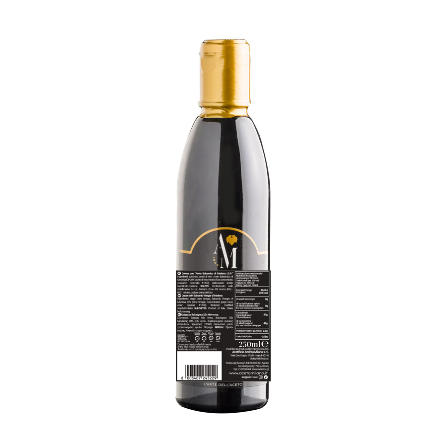 Andrea Milano Κρέμα Βαλσάμικο Modena 250ml.