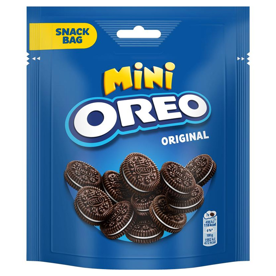 Oreo Μπισκότα Γεμιστά Με Βανίλια Μίνι 110γρ.