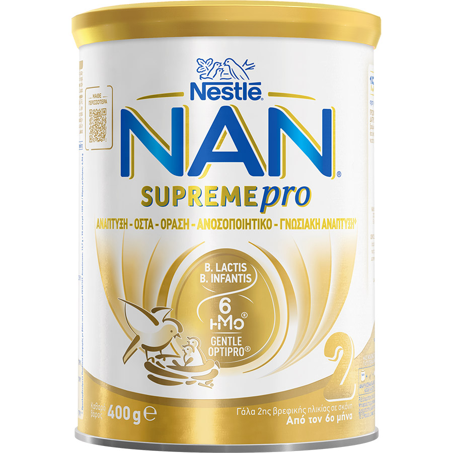 Nestle Nan Supreme Pro 2 Γάλα Σκόνη 400γρ.