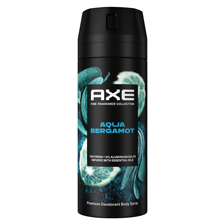 Axe Αποσμητικό Σπρέι Aqua Bergamot 150ml.
