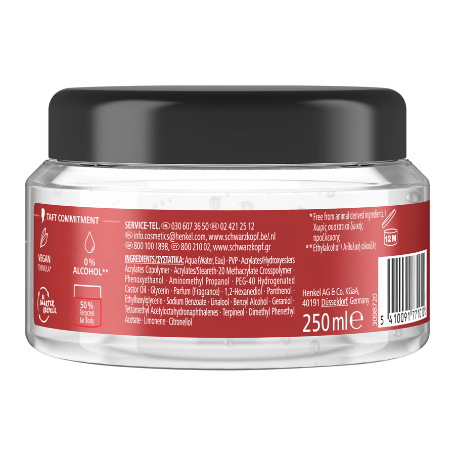 Schwarzkopf Taft V12 Power Gel 250ml.