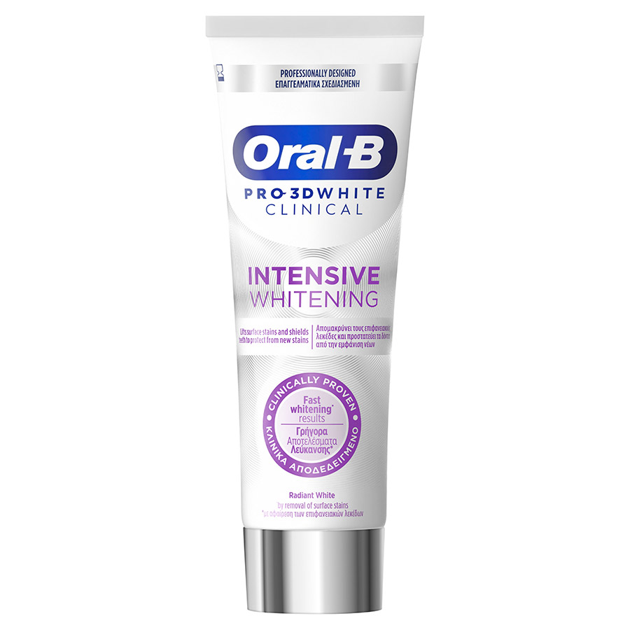Oral-B 3D White Clinical Οδοντόκρεμα Intensive White 75ml.